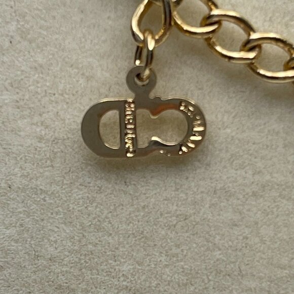 Christian Dior Vintage Crystal Heart Pendant Necklace - Preowned - Picture 5 of 5